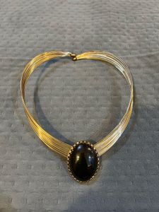 Black Stone Necklace