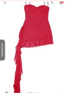 Red Party Mini Dress