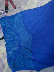 Royal Blue Lace midi