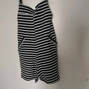 Striped Pocket Romper