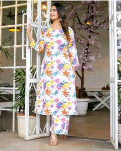 Floral Print Kurta Set