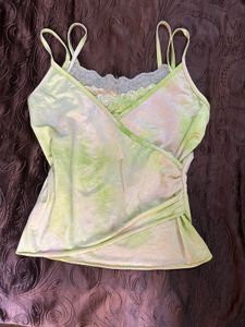 Y2k/Vintage Neon Top𐙚