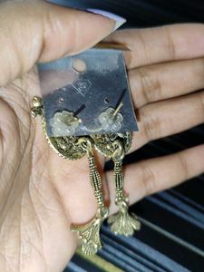 Black Metal Earrings