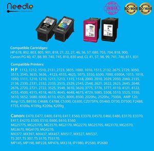 Needle High Yield 2 x 100ml Cartridge Inkjet Ink