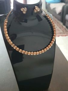 Rose Gold Choker Set