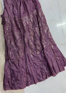 Lavander Long Skirt