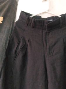 Black zara Formal Pants