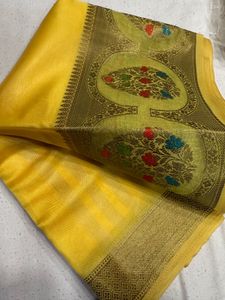 Elegant Yellow Saree