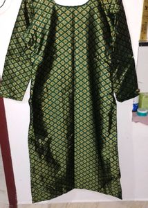 Stylish Green Kurti Set