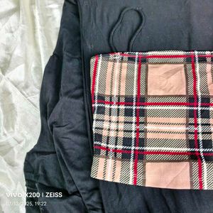 19137. Plaid Crop Top