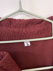 Maroon Two-Piece Set