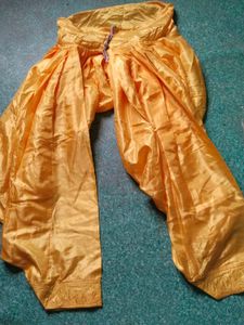 Yellow Sequin Kurti With Heavy Salwar