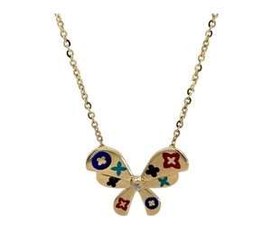 Butterfly Pendant Necklace  Anti tarnish beautiful