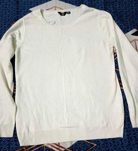 Fig By Trends White Sweatshirt For Women &amp; Girls