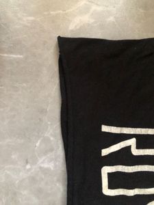Black Crop Tshirt