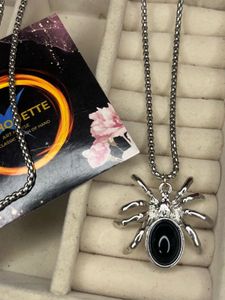 spider anti-tarnished necklace