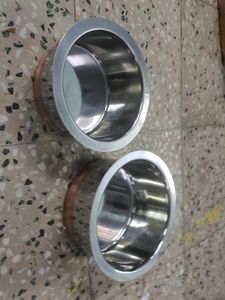 Stainless Steel 4 Pcs Serving Bowl Copper Coating