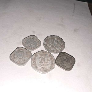 OLd Indian paise coins