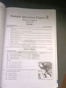 OswalCBSESample Paper Question Social Sci Class 10
