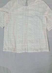 Lace Top with Bell Sleeves