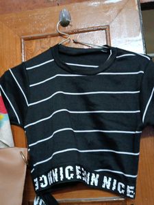 Skirt Nd Crop Top
