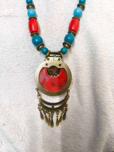 Traditional Heavy Red Neckpiece