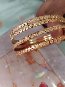 Set of 4 Gold Bangles