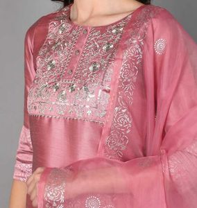 Pink Embroidered Salwar Kameez