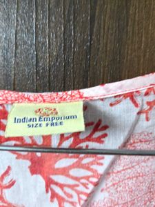 Red Tassle Short Kurta