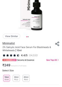 Salicylic Acid 02%FACE SERUM
