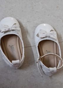 Cute White Baby Shoes