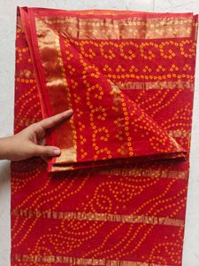 Stunning Red Saree!