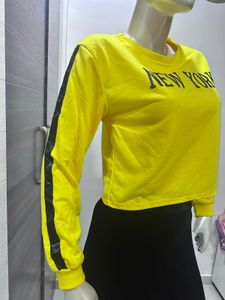 Yellow &#39;New York&#39; Tee