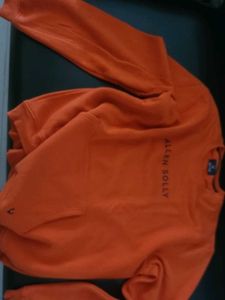 Allen Solly Orange Sweatshirt