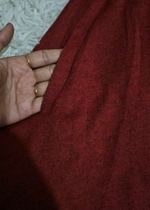 Red Long Sleeve Coat