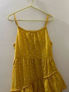 Yellow Polka Dot Sundress