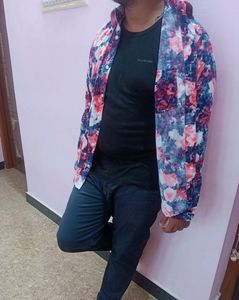 Floral Printed Shirt For Men.. Party And Casual Wear