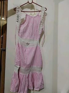Striped Halter Dress