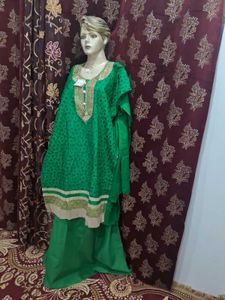 Green Kurta Set