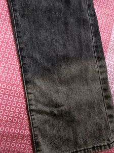 Trendy Grey Wash Jeans - 26-28 size