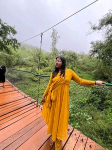 Elegant Yellow Anarkali Kurta