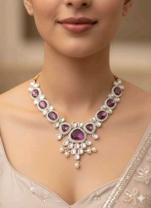 Elegant Kundan & Stone Necklace