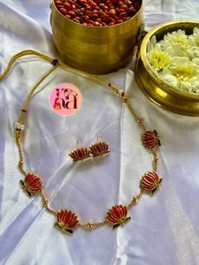 Lotus Necklace Set