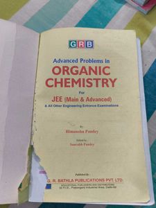 Organic Chemistry JEE Book