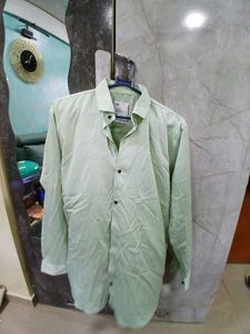 Light Green Button-Down Shirt