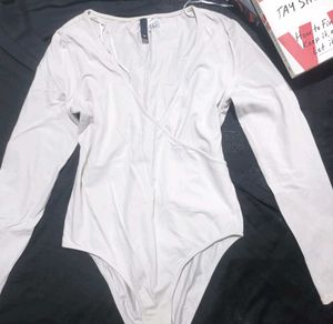 Classic White Bodysuit - Effortless Grace! 🤍