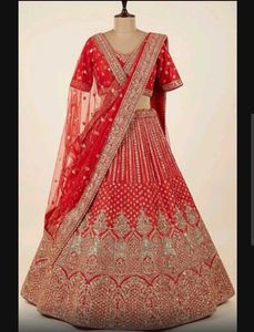 Bridal Sindoor red lehenga