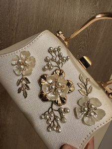 Floral Embellished Clutch Bag