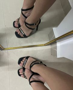 Elle- Black Women Buckled Heel For Her