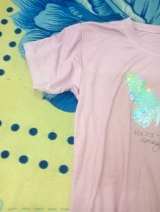 Butterfly Sequin T-Shirt